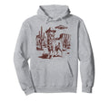 Golden Retriever Ufo Western Alien 90S Hoodie - Unique Graphic for Adults - T-Shirt, Sweatshirt, Hoodie