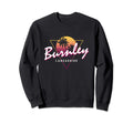 Burnley Lancashire 80S Funny Sunset Sweatshirt - Novelty Apparel for Adults - T-Shirt, Sweatshirt, Hoodie