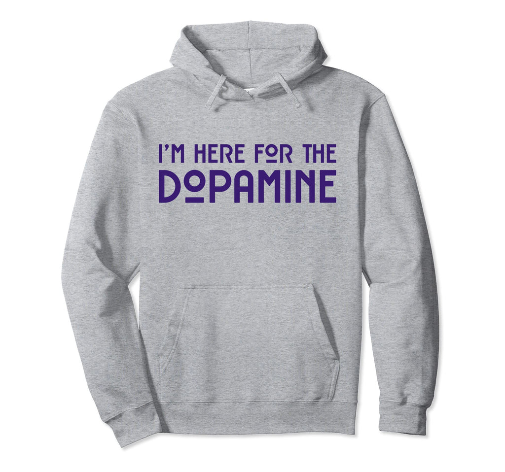Funny Adhd Im Here Dopamine Hoodie - Minimalist Print for Adults - T-Shirt, Sweatshirt, Hoodie