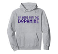 Funny Adhd Im Here Dopamine Hoodie - Minimalist Print for Adults - T-Shirt, Sweatshirt, Hoodie