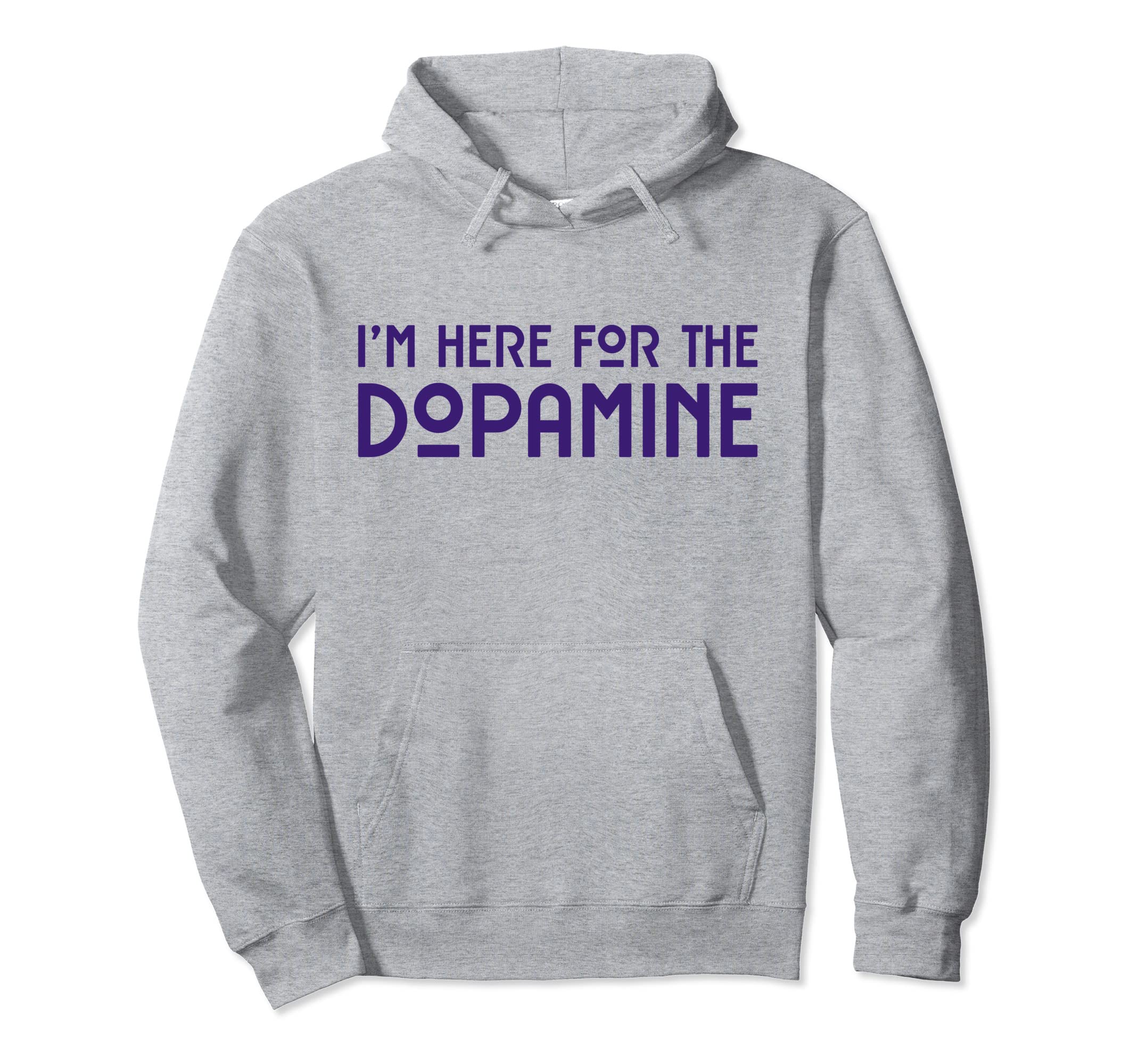 Funny Adhd Im Here Dopamine Hoodie - Minimalist Print for Adults - T-Shirt, Sweatshirt, Hoodie