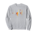 Distressed Heartbeat Horse Riding Sweatshirt - Casual Everyday Wear Unisex - T-Shirt, Sweatshirt, Hoodie
