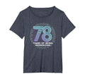 78 Years Mesmerizing Birthday Gift T-Shirt - Aesthetic Graphic for Adults - T-Shirt, Sweatshirt, Hoodie