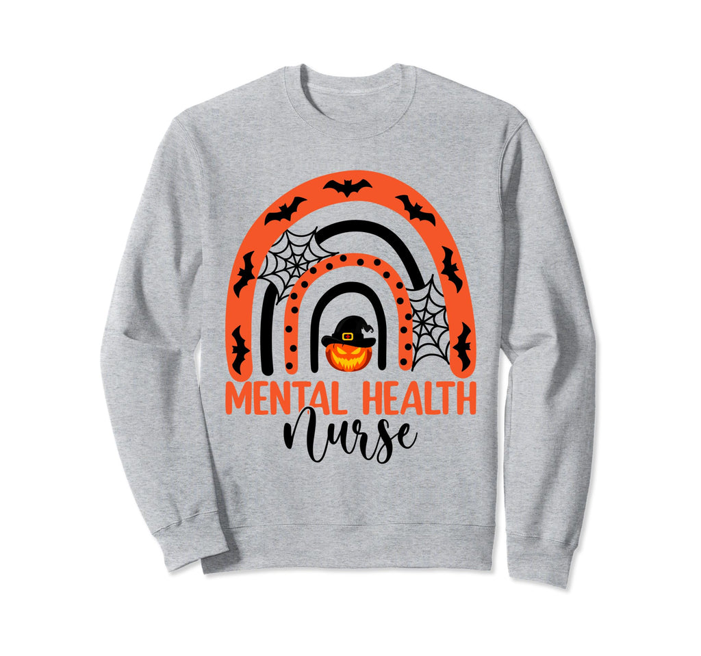 Mental Health Nurse Rainbow Mental Sweatshirt - Graphic Print Unisex - T-Shirt, Sweatshirt, Hoodie