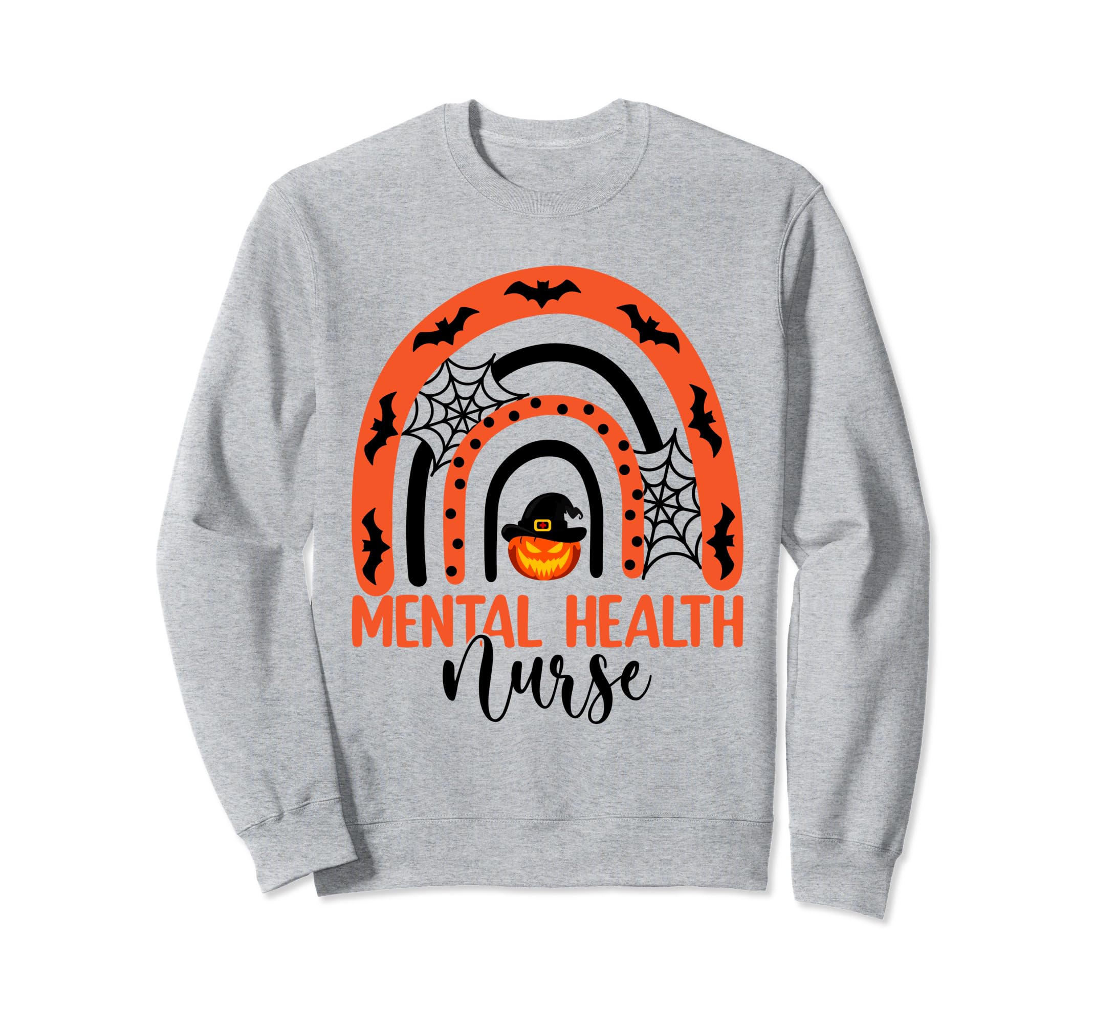Mental Health Nurse Rainbow Mental Sweatshirt - Graphic Print Unisex - T-Shirt, Sweatshirt, Hoodie