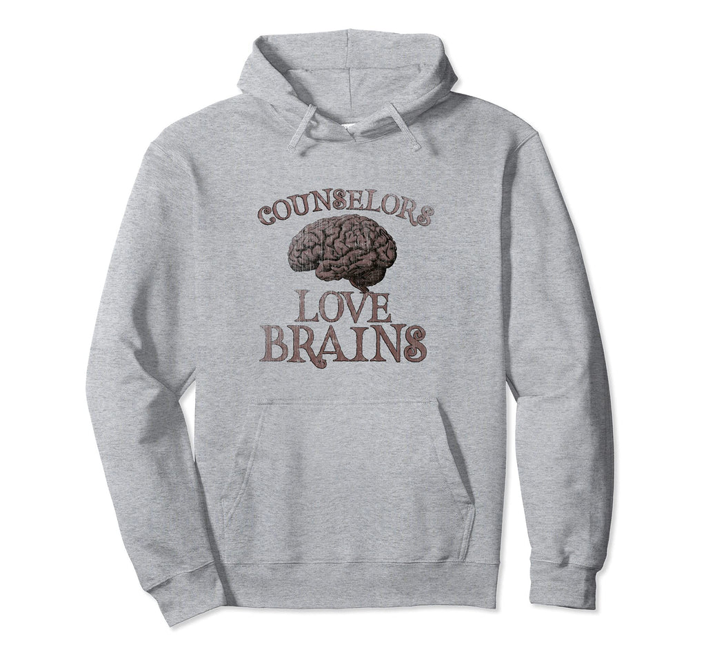 Counselors Love Brains This Is My Scary Hoodie - Graphic Print Men Women - T-Shirt, Sweatshirt, Hoodie