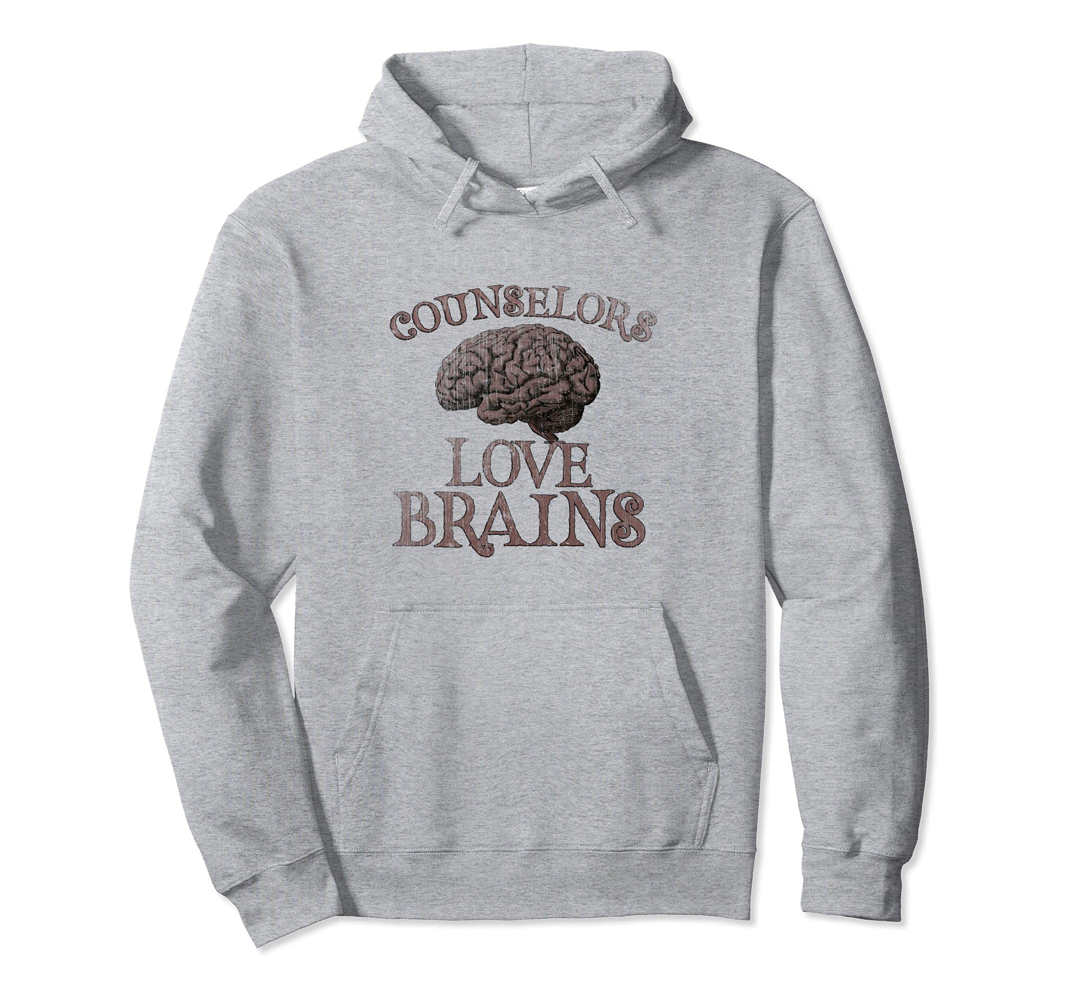 Counselors Love Brains This Is My Scary Hoodie - Graphic Print Men Women - T-Shirt, Sweatshirt, Hoodie