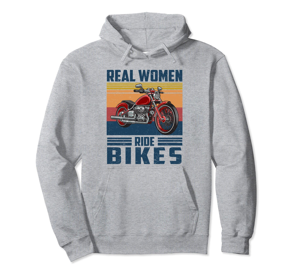 Real Ride Bikes Motorcycle Biker Hoodie - Unique Graphic Men Women - T-Shirt, Sweatshirt, Hoodie