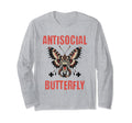 Antisocial Butterfly Funny T-Shirt - Trendy Graphic Unisex - T-Shirt, Sweatshirt, Hoodie