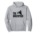 Biker Biker Dad Bikefather Funny Hoodie - Fun Novelty Design for Adults - T-Shirt, Sweatshirt, Hoodie