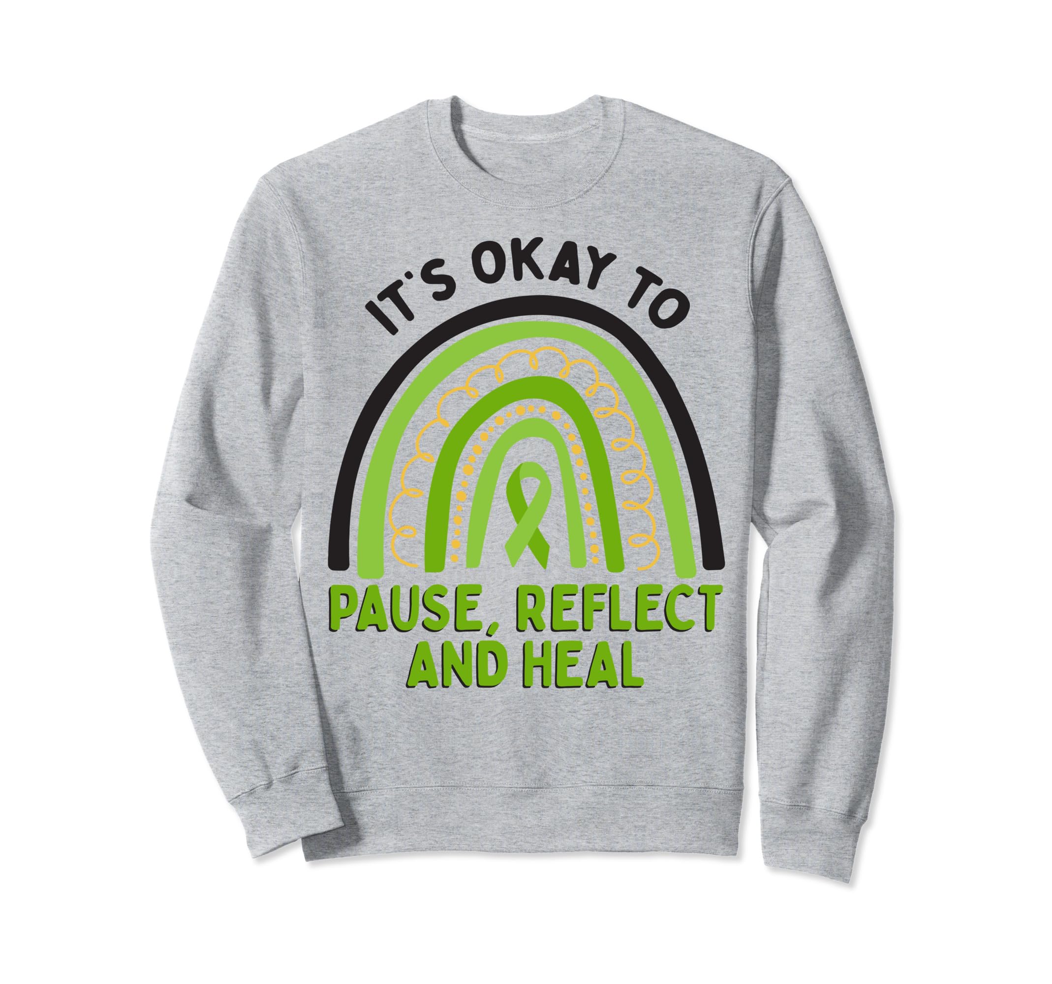 Pause Reflect And Heal Sweatshirt - Casual Everyday Wear for Adults - T-Shirt, Sweatshirt, Hoodie