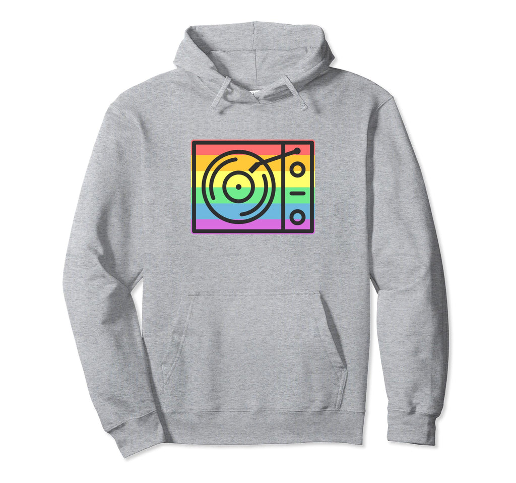 Music Record Player Vinyl Pickup Hoodie - Custom Art Print for Adults - T-Shirt, Sweatshirt, Hoodie