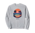 Myrtle Beach 70S Sunset Ocean Vibe Sweatshirt - Minimalist Print for Adults - T-Shirt, Sweatshirt, Hoodie