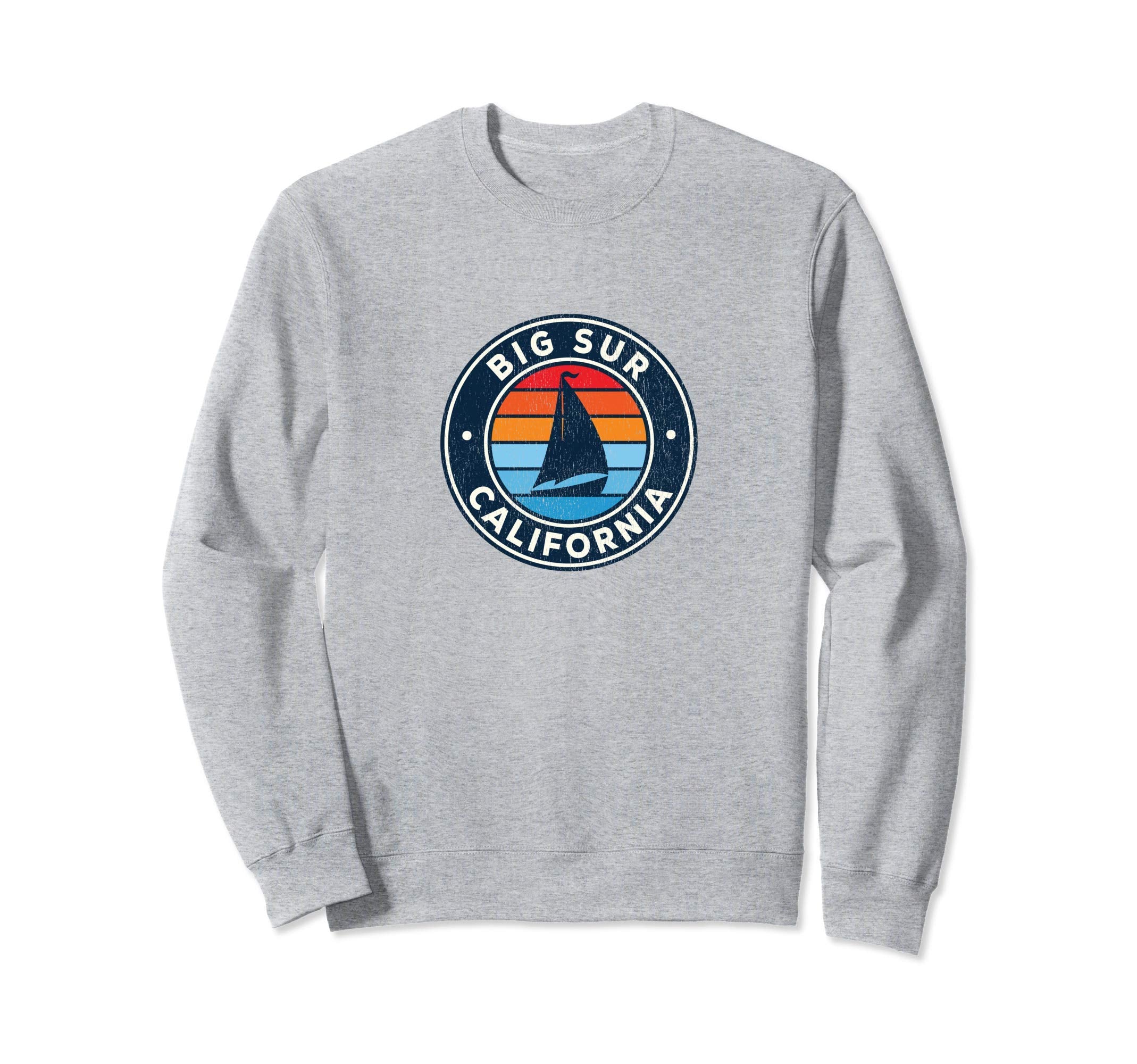 Big Sur California Ca Sailboat 70S Sweatshirt - Streetwear Style Men Women - T-Shirt, Sweatshirt, Hoodie