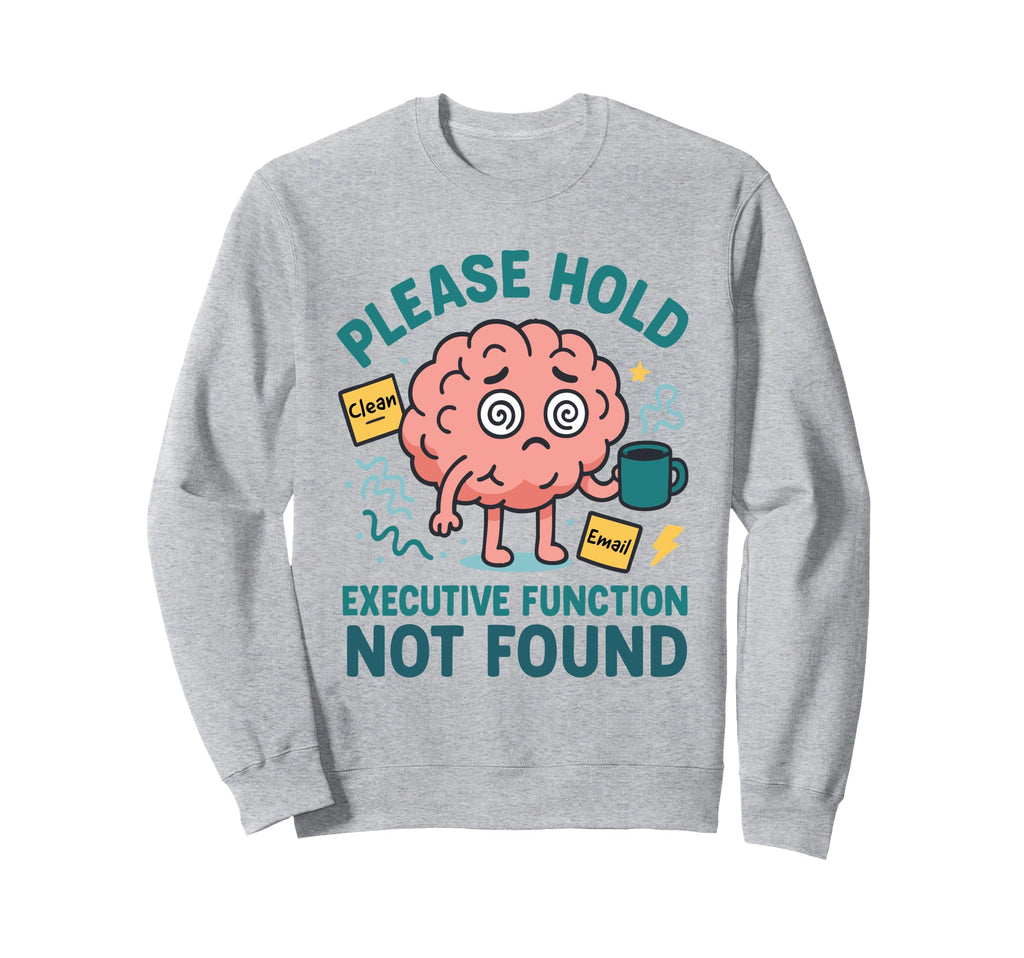 Neurodiverse Brain Executive Sweatshirt - Unique Graphic Men Women - T-Shirt, Sweatshirt, Hoodie