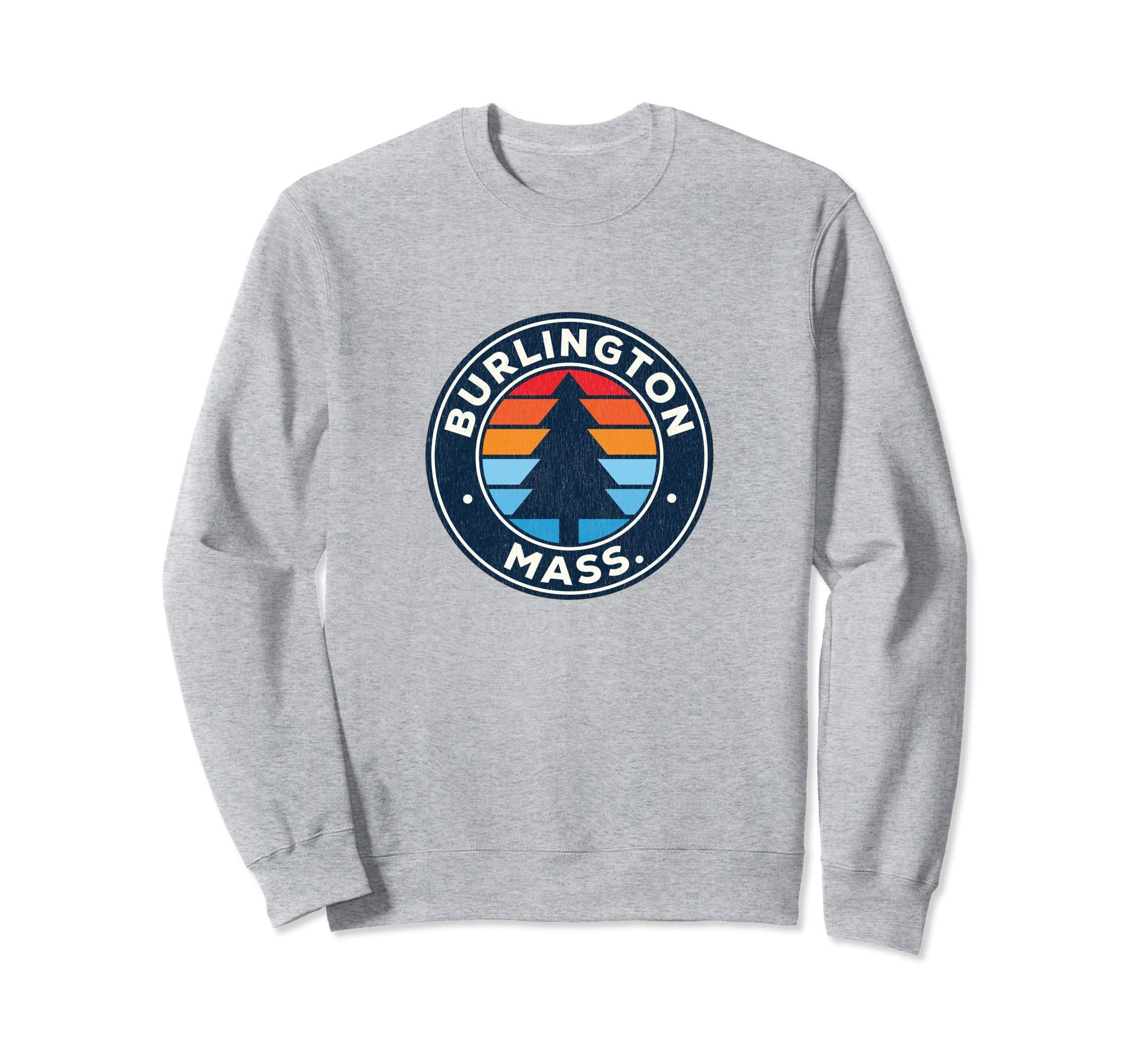 Burlington Massachusetts Ma 70S Sweatshirt - Novelty Apparel Unisex - T-Shirt, Sweatshirt, Hoodie