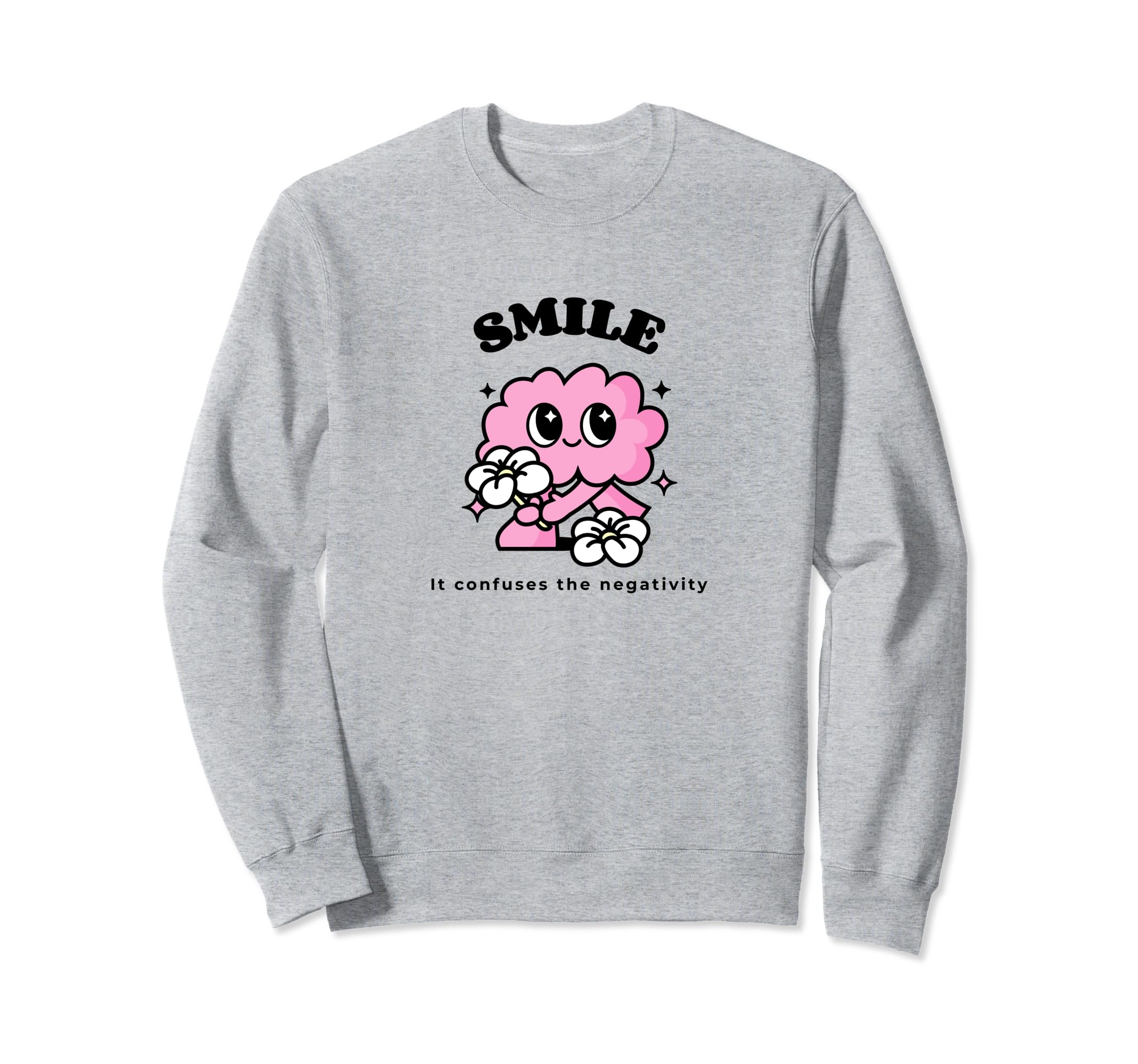 Mental Health Smile Sweatshirt - Graphic Print for Adults - T-Shirt, Sweatshirt, Hoodie