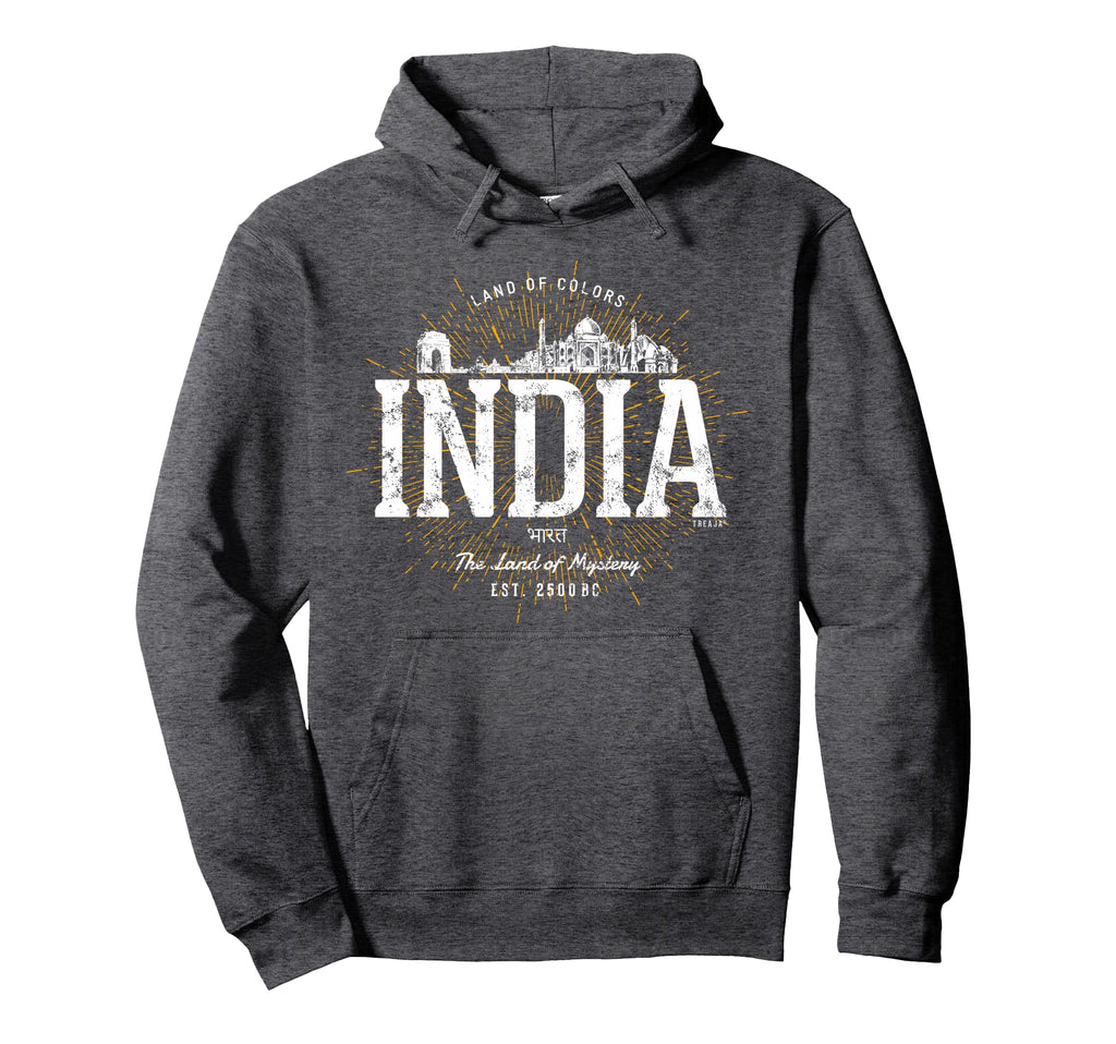 India Hoodie - Unique Graphic Men Women - T-Shirt, Sweatshirt, Hoodie