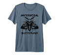Antisocial Butterfly Funny Death T-Shirt - Fun Novelty Design Men Women - T-Shirt, Sweatshirt, Hoodie