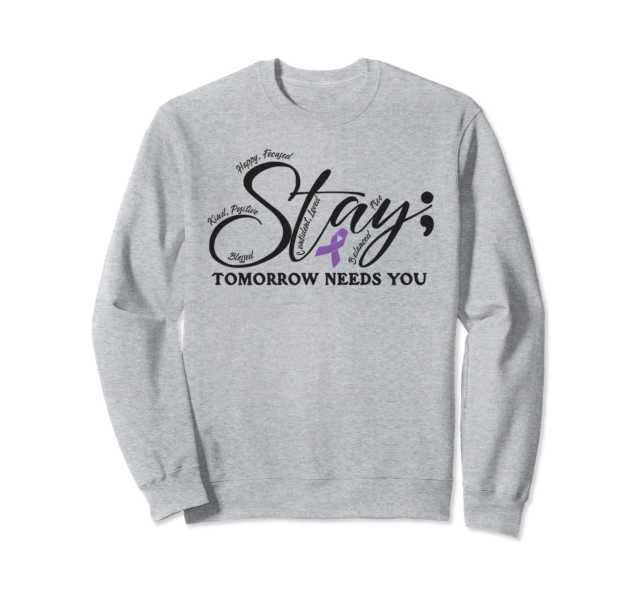 Tomorrow Needs You Suicide Sweatshirt - Minimalist Print Men Women - T-Shirt, Sweatshirt, Hoodie
