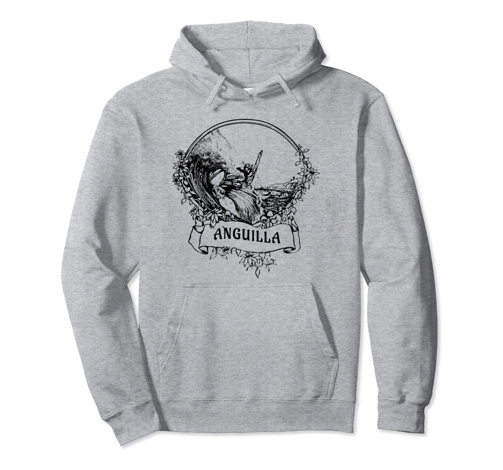 Anguilla West Indies Surfing Surfer Hoodie - Streetwear Style Men Women - T-Shirt, Sweatshirt, Hoodie