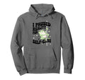I Paused Reality Self Care Chill Frog Hoodie - Minimalist Print for Adults - T-Shirt, Sweatshirt, Hoodie