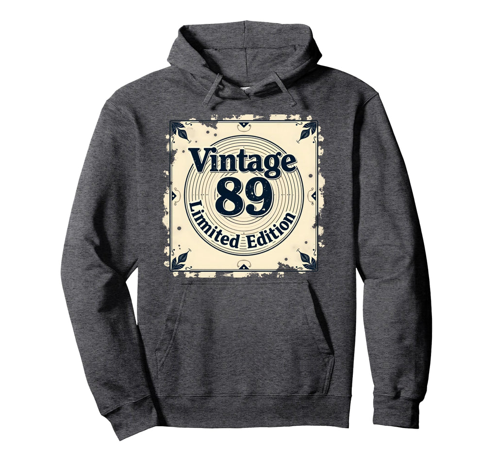 89 Birthday Gift Nostalgia Hoodie - Casual Everyday Wear for Adults - T-Shirt, Sweatshirt, Hoodie