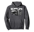 Squarebody Burb Life Truck Squarebody Hoodie - Minimalist Print for Adults - T-Shirt, Sweatshirt, Hoodie