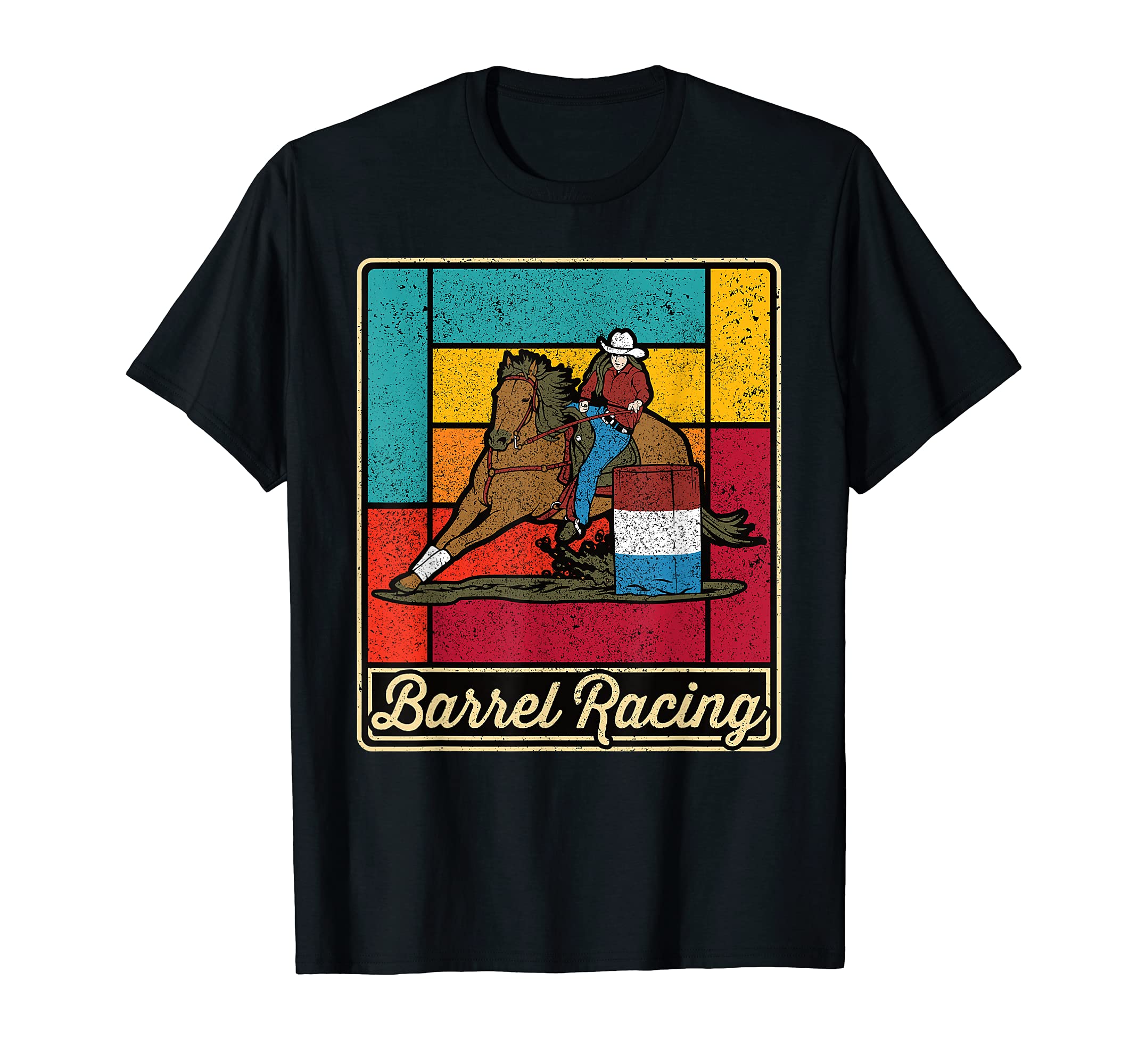 Barrel Racing Cowgirl Sport T-Shirt - Aesthetic Graphic for Adults - T-Shirt, Sweatshirt, Hoodie