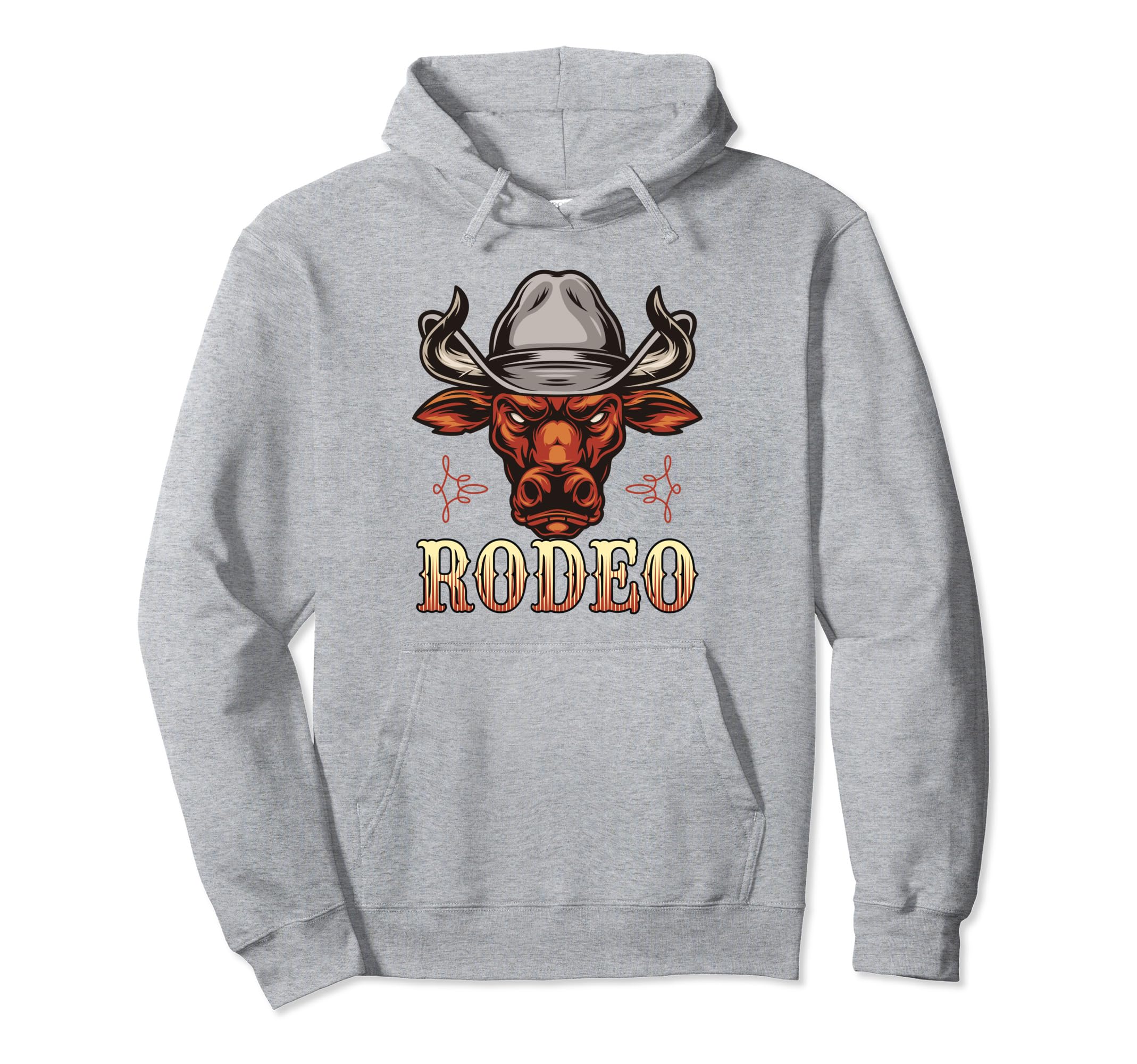 Cowboycore Steer Bull Cow Skull Hoodie - Casual Everyday Wear for Adults - T-Shirt, Sweatshirt, Hoodie