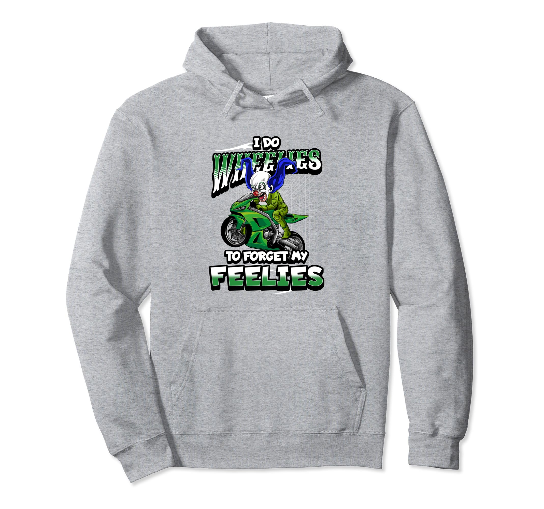 Biker Motorcycle Motorcycle Funny Hoodie - Custom Art Print Unisex - T-Shirt, Sweatshirt, Hoodie