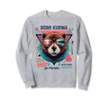Bobr Kurwa Synthwave 80S Yes Sweatshirt - Fun Novelty Design Men Women - T-Shirt, Sweatshirt, Hoodie