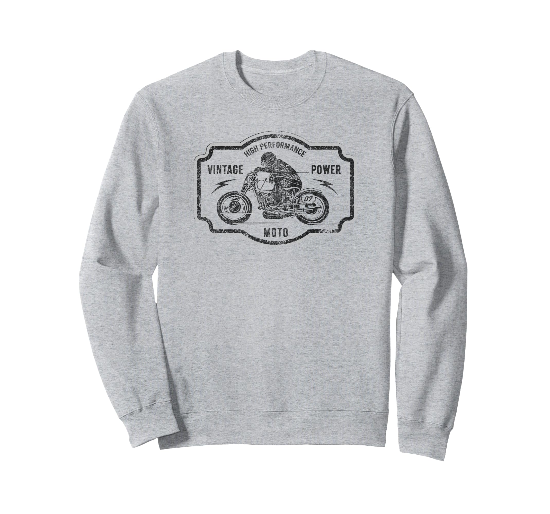 Trendy High Performance Motorcycle Sweatshirt - Trendy Graphic Men Women - T-Shirt, Sweatshirt, Hoodie