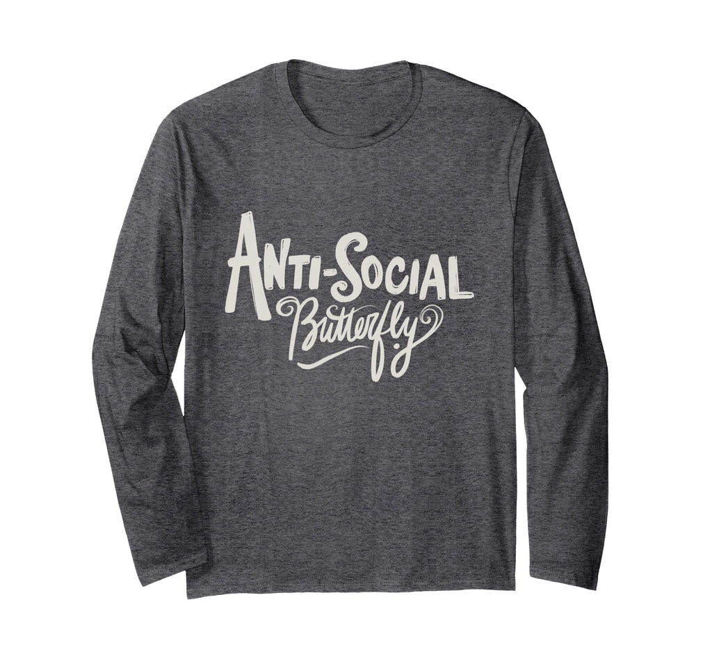 Anti Social Butterfly T-Shirt - Custom Art Print for Adults - T-Shirt, Sweatshirt, Hoodie