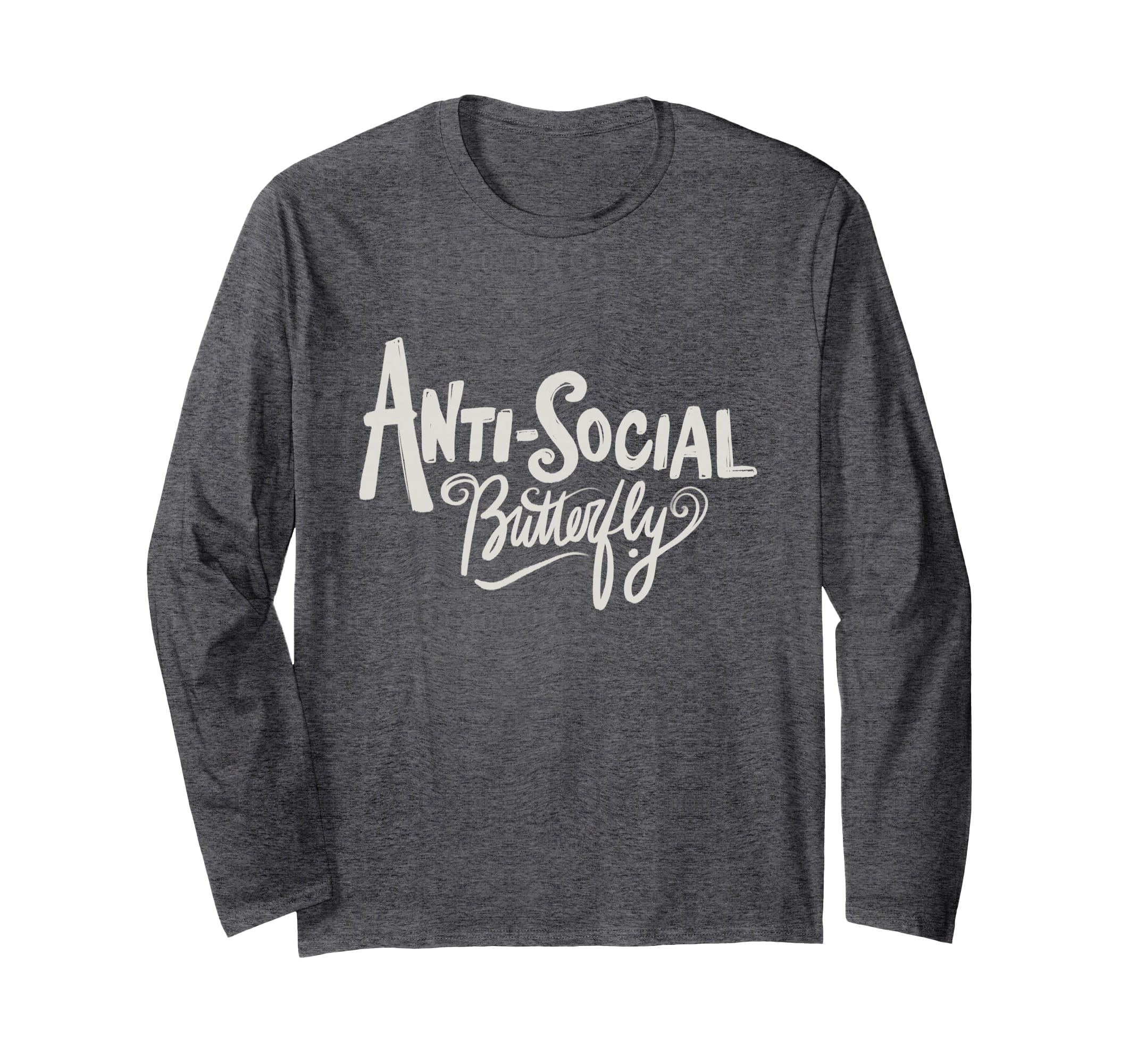 Anti Social Butterfly T-Shirt - Custom Art Print for Adults - T-Shirt, Sweatshirt, Hoodie