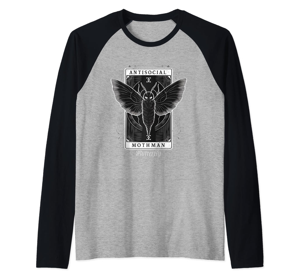 Antisocial Butterfly Fairy Grunge Hoodie - Fun Novelty Design for Adults - T-Shirt, Sweatshirt, Hoodie