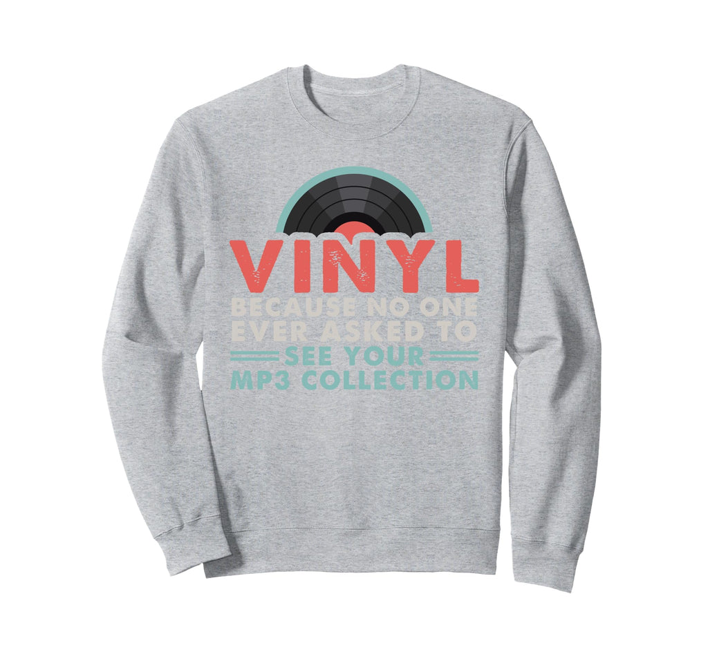Vinyl Record Collection Vinyls Lp Sweatshirt - Minimalist Print Unisex - T-Shirt, Sweatshirt, Hoodie