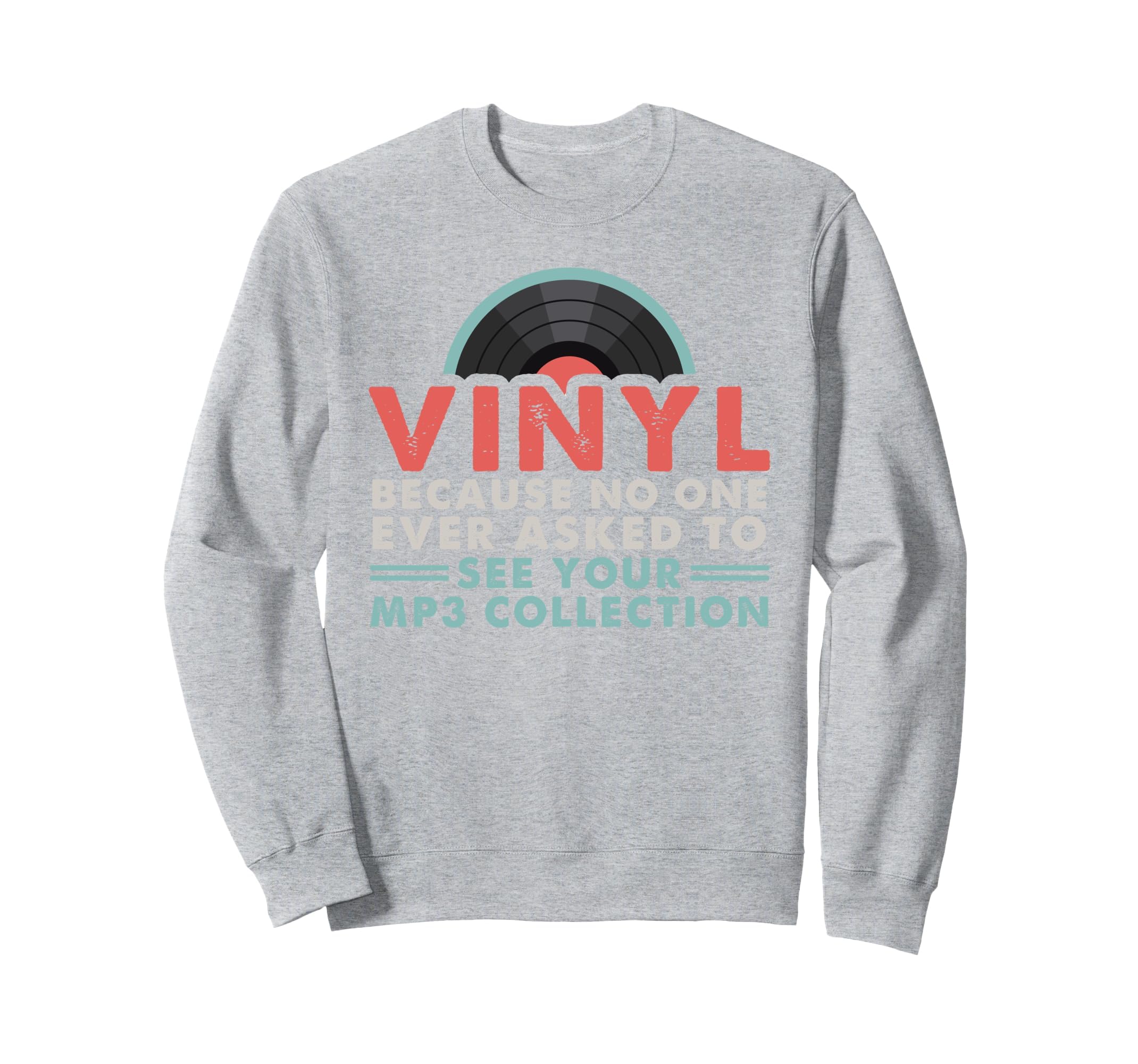 Vinyl Record Collection Vinyls Lp Sweatshirt - Minimalist Print Unisex - T-Shirt, Sweatshirt, Hoodie