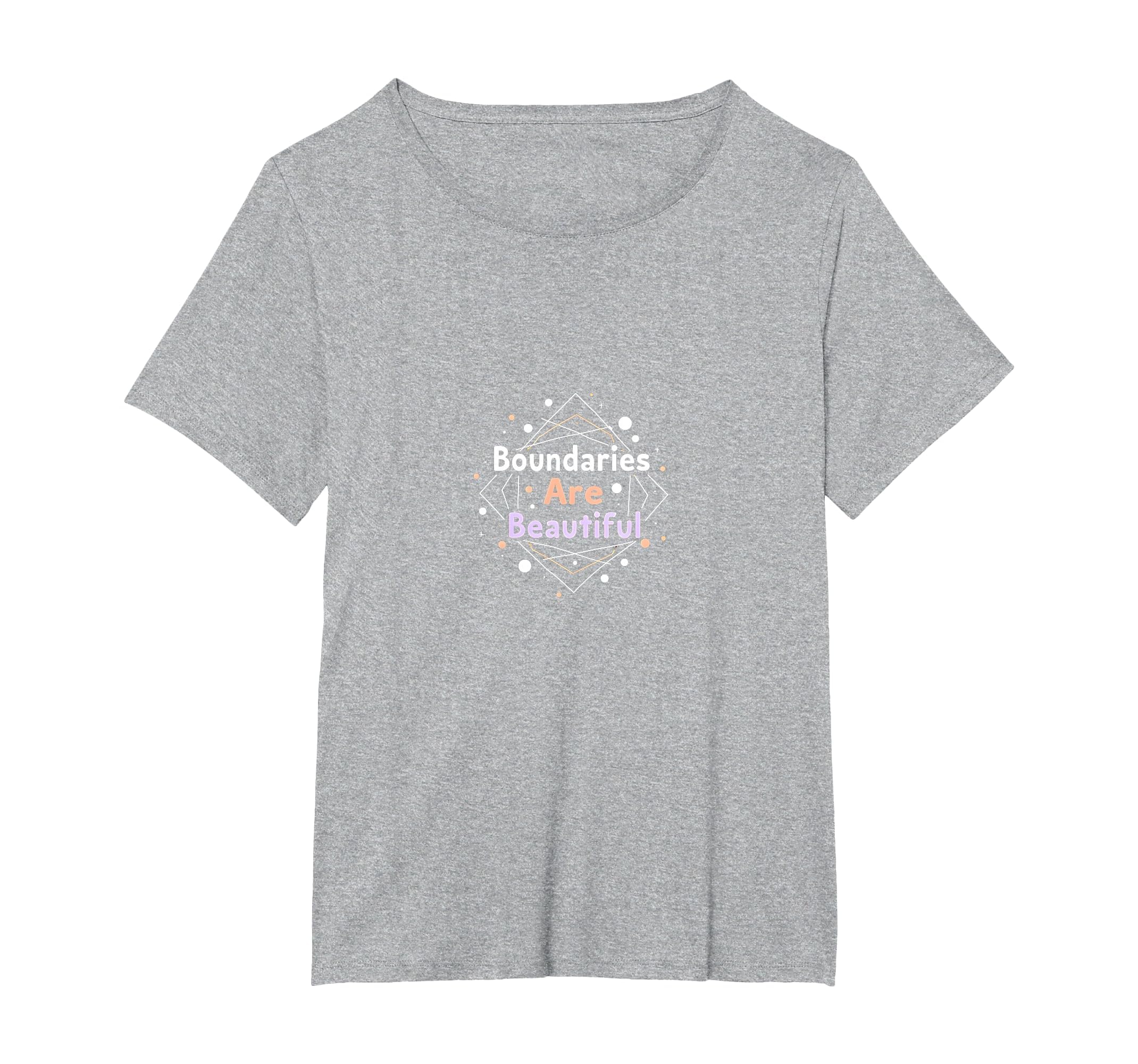 Boundaries Are Beautiful Empowering Self T-Shirt - Graphic Print Men Women - T-Shirt, Sweatshirt, Hoodie
