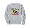 Batman Caped Comic Fighter Distressed Sweatshirt - Trendy Graphic Men Women - T-Shirt, Sweatshirt, Hoodie