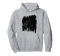 Black Grunge Distressed Trendy Hoodie - Custom Art Print Men Women - T-Shirt, Sweatshirt, Hoodie