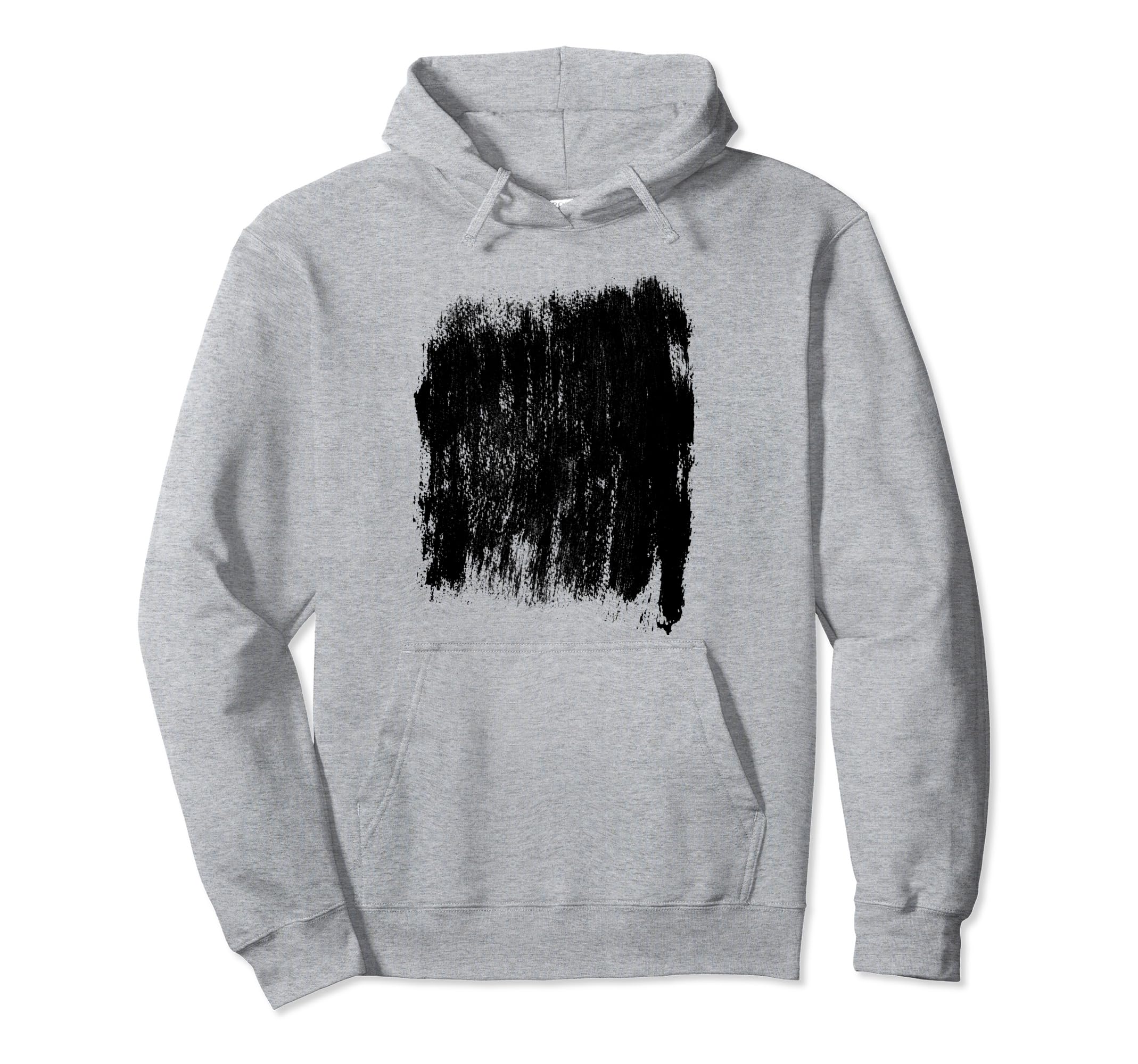 Black Grunge Distressed Trendy Hoodie - Custom Art Print Men Women - T-Shirt, Sweatshirt, Hoodie