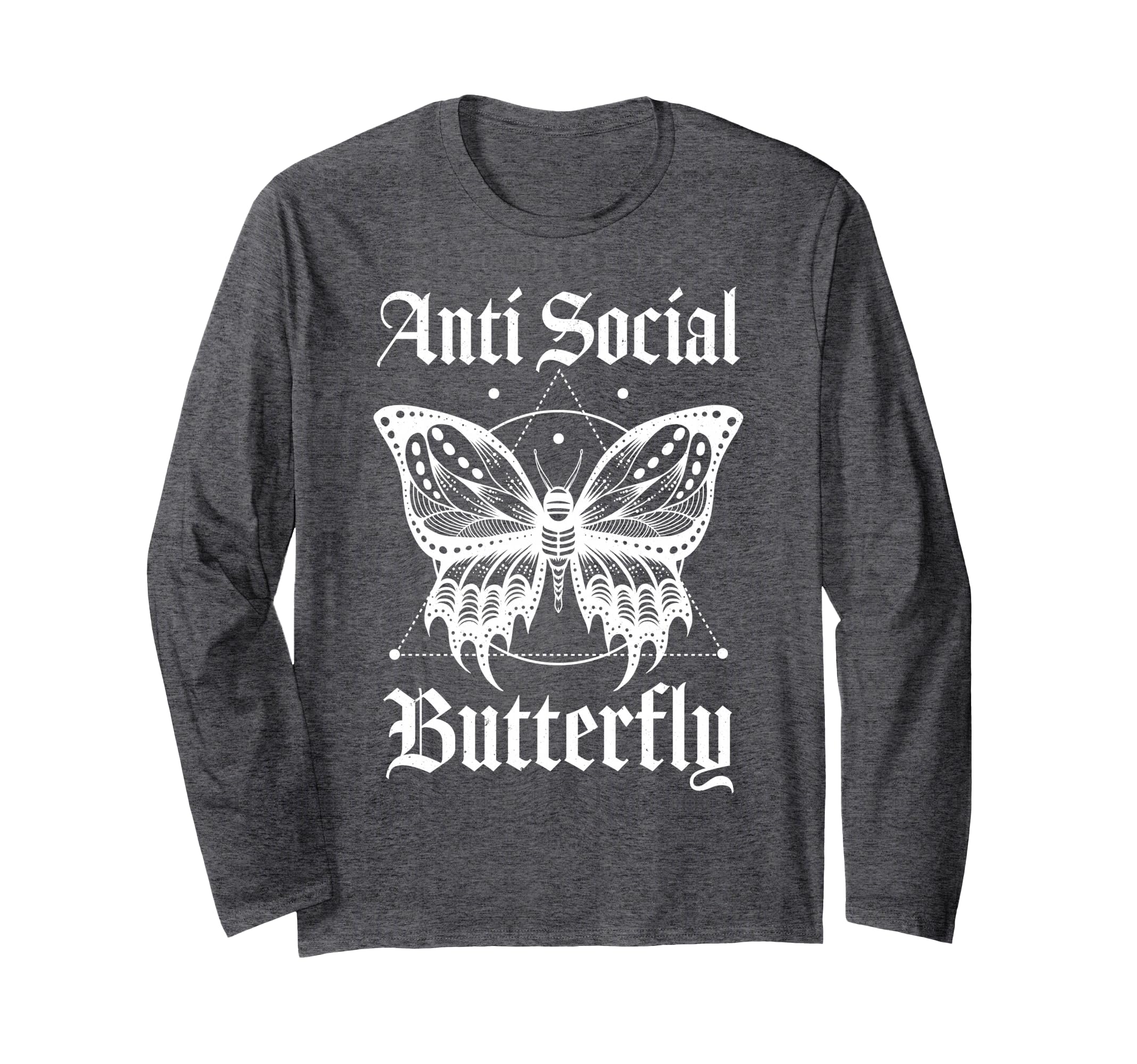 Anti Social Butterfly T-Shirt - Aesthetic Graphic Unisex - T-Shirt, Sweatshirt, Hoodie