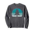 Minimalist Pine Tree Blue Sunset 80S Sweatshirt - Streetwear Style Unisex - T-Shirt, Sweatshirt, Hoodie