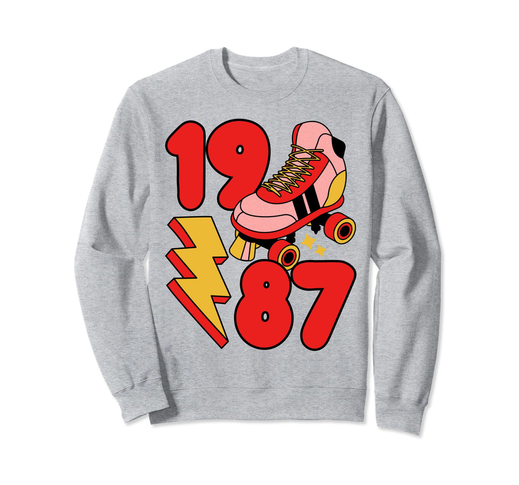 1987 Roller Skate 80S Nostalgia Sweatshirt - Trendy Graphic Men Women - T-Shirt, Sweatshirt, Hoodie