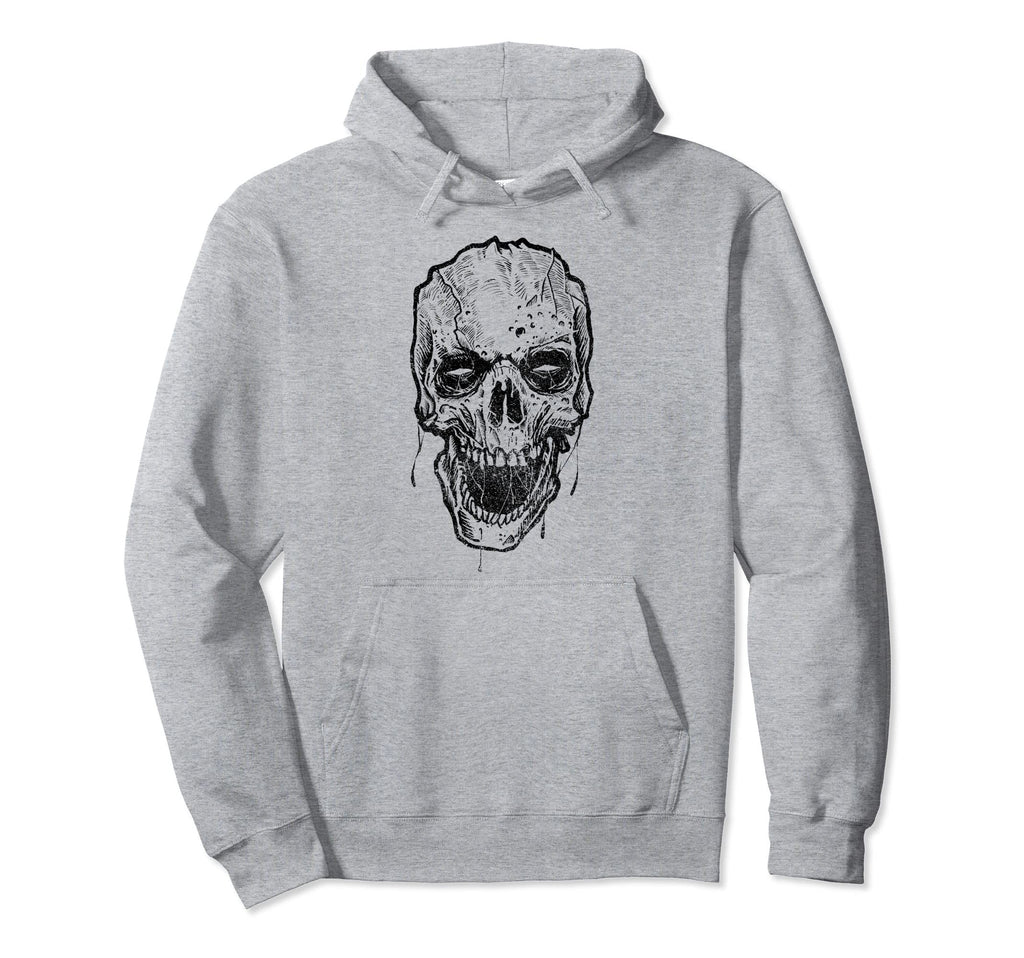 Zombie Skull Skeleton Party Hoodie - Custom Art Print Unisex - T-Shirt, Sweatshirt, Hoodie
