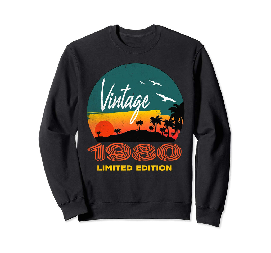 1980 Fortieth 40Th Birthday Sunset Sweatshirt - Graphic Print for Adults - T-Shirt, Sweatshirt, Hoodie