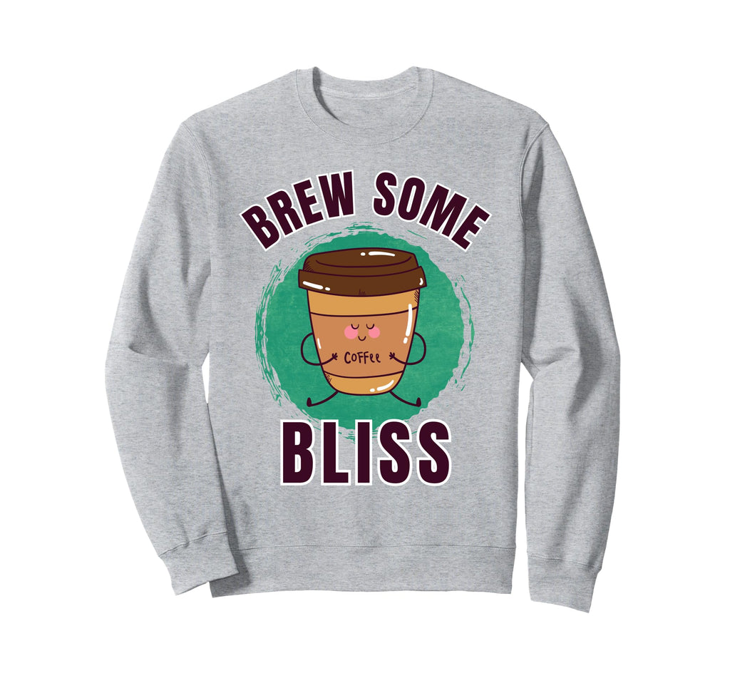 Funny Coffee Brew Yoga Mindfulness Sweatshirt - Unique Graphic Unisex - T-Shirt, Sweatshirt, Hoodie