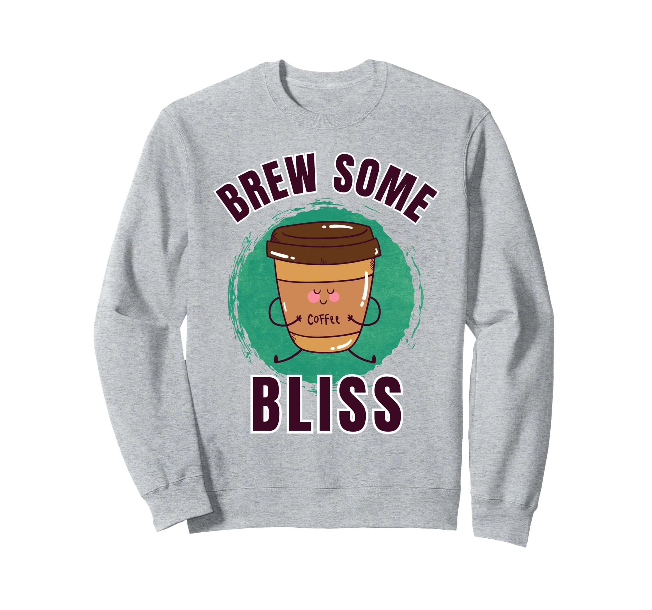 Funny Coffee Brew Yoga Mindfulness Sweatshirt - Unique Graphic Unisex - T-Shirt, Sweatshirt, Hoodie
