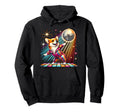 Aesthetic Corgi Dog Disco Hoodie - Streetwear Style Men Women - T-Shirt, Sweatshirt, Hoodie